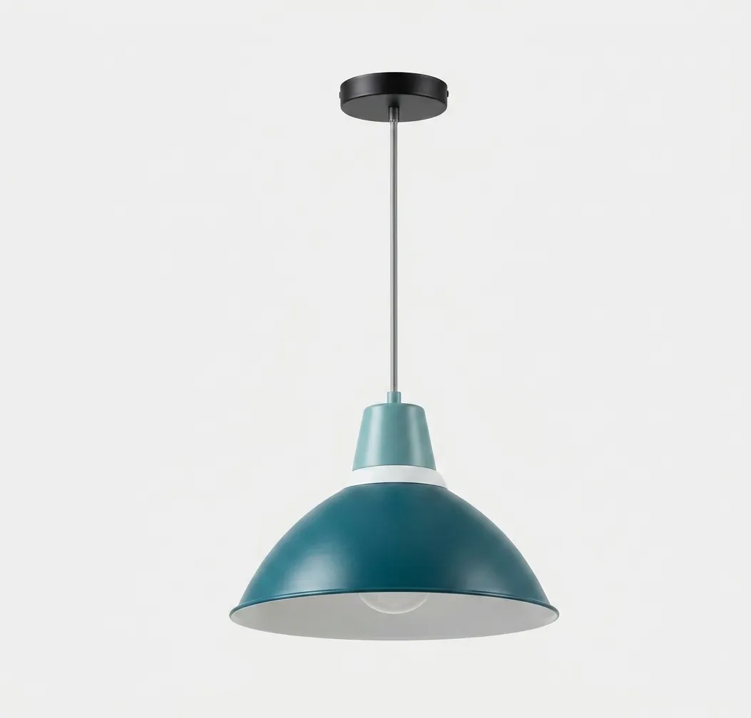 Lámpara Colgante Nórdica Teal Dome - Imagen 3