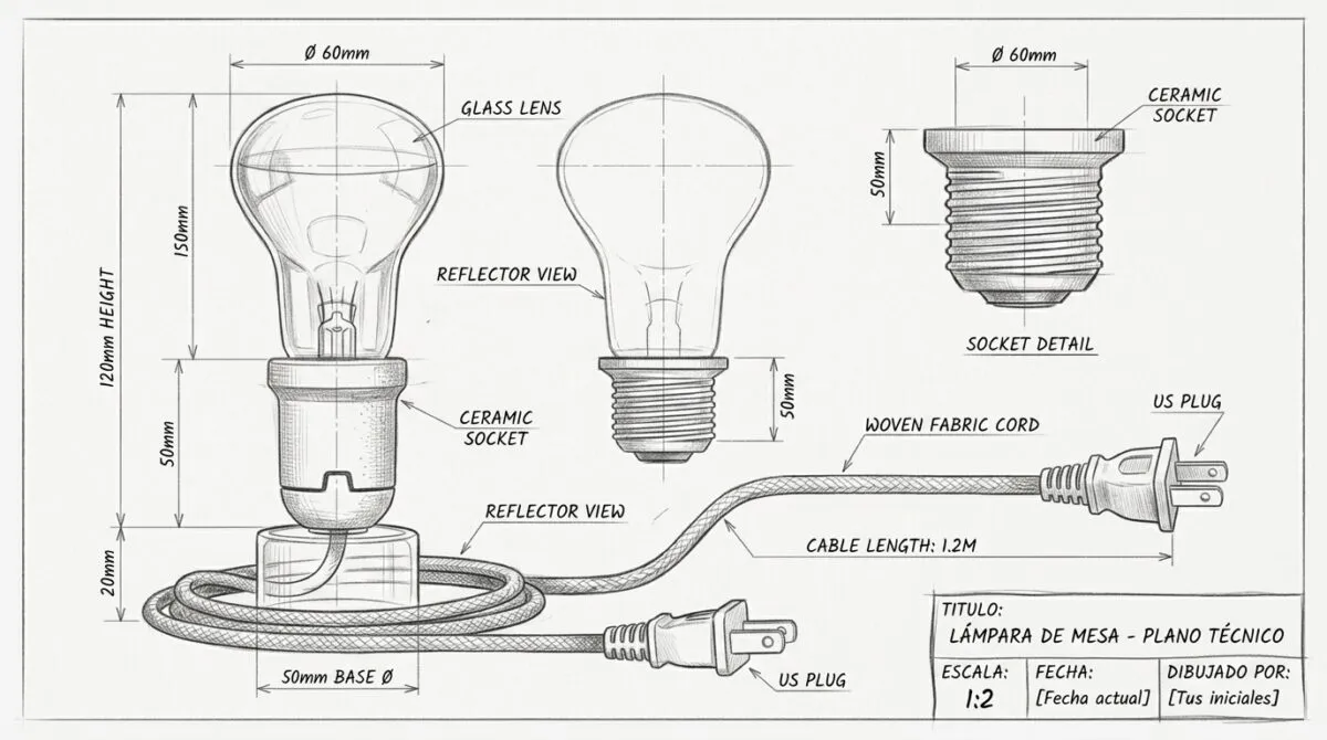 Foco LED Espiral Blanco Cálido - Imagen 3